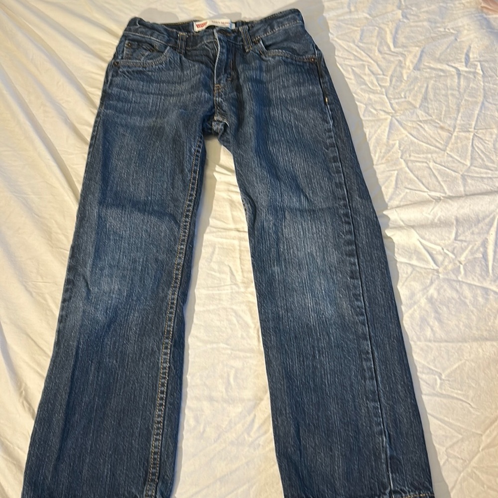 Levi’s boys 505 regular blue Jean- adjustable waist